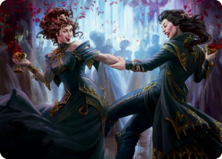 Falkenrath Celebrants 1 Art Card [Innistrad: Crimson Vow Art Series] | Galaxy Games LLC