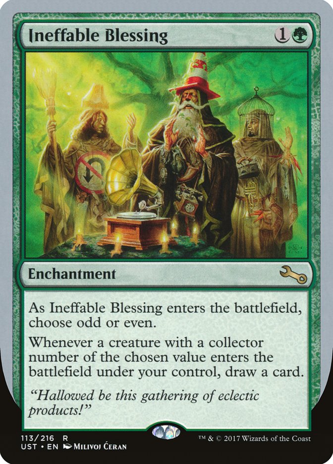 Ineffable Blessing ("choose odd or even") [Unstable] | Galaxy Games LLC