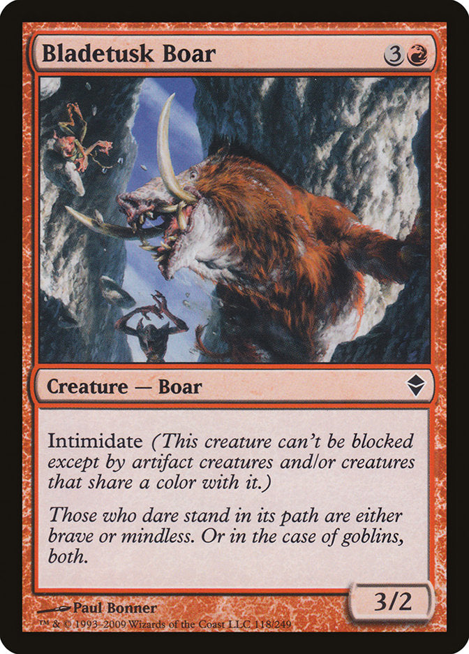 Bladetusk Boar [Zendikar] | Galaxy Games LLC