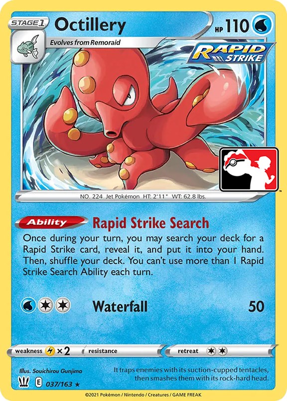 Octillery (037/163) [Prize Pack Series One] | Galaxy Games LLC