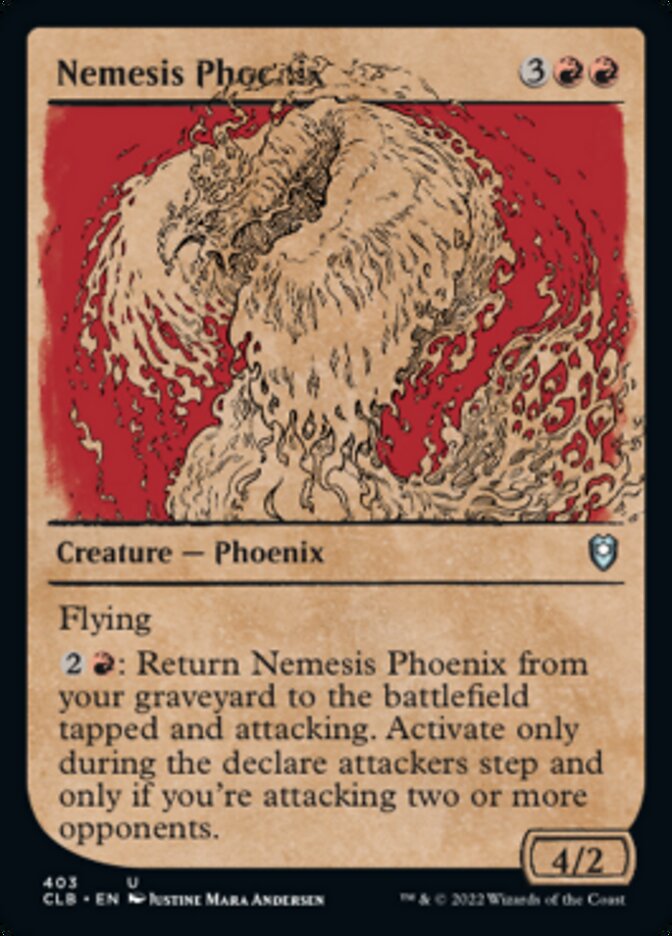 Nemesis Phoenix (Showcase) [Commander Legends: Battle for Baldur's Gate] | Galaxy Games LLC