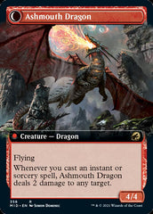 Smoldering Egg // Ashmouth Dragon (Extended Art) [Innistrad: Midnight Hunt] | Galaxy Games LLC