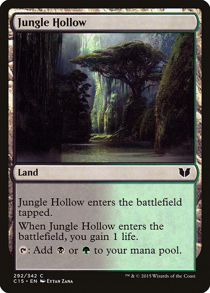 Jungle Hollow [Commander 2015] | Galaxy Games LLC