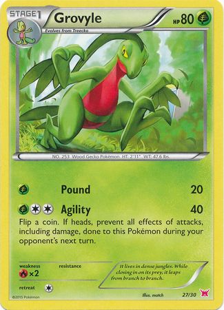 Grovyle (27/30) [XY: Trainer Kit 2 - Latias] | Galaxy Games LLC