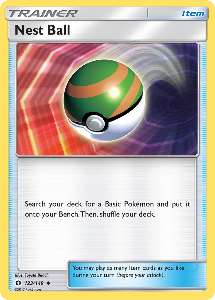 Nest Ball (123/149) [Sun & Moon: Base Set] | Galaxy Games LLC