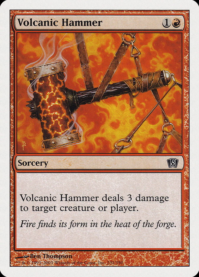 Volcanic Hammer [Eighth Edition] | Galaxy Games LLC