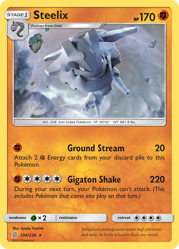 Steelix (104/236) [Sun & Moon: Unified Minds] | Galaxy Games LLC