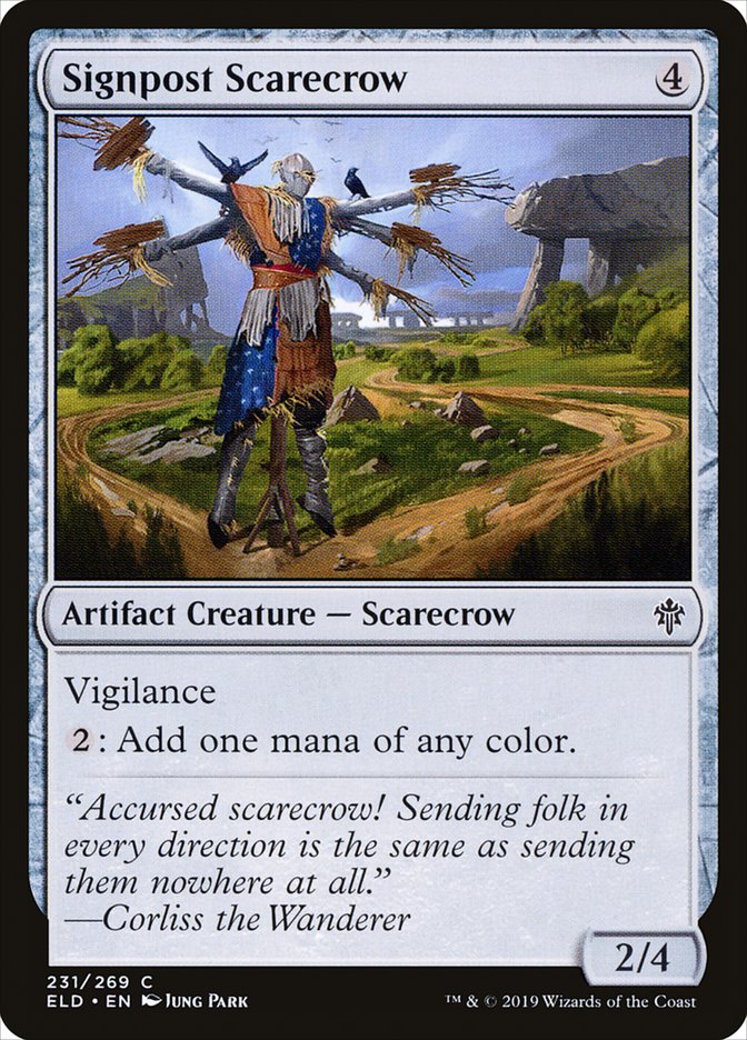 Signpost Scarecrow [Throne of Eldraine] | Galaxy Games LLC