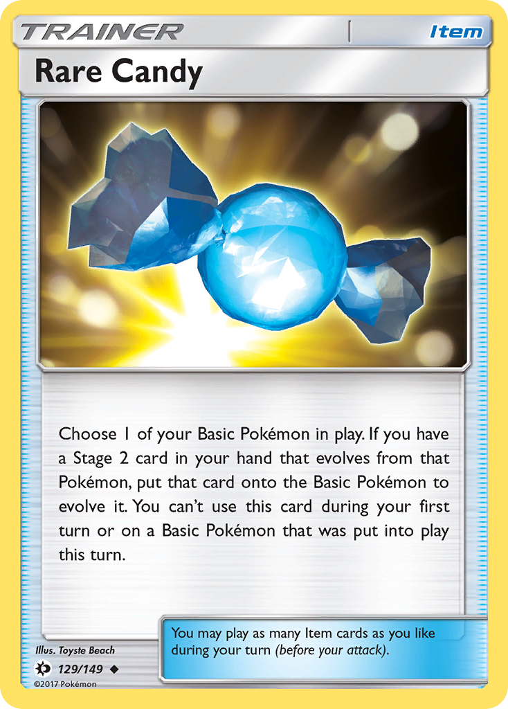 Rare Candy (129/149) [Sun & Moon: Base Set] | Galaxy Games LLC