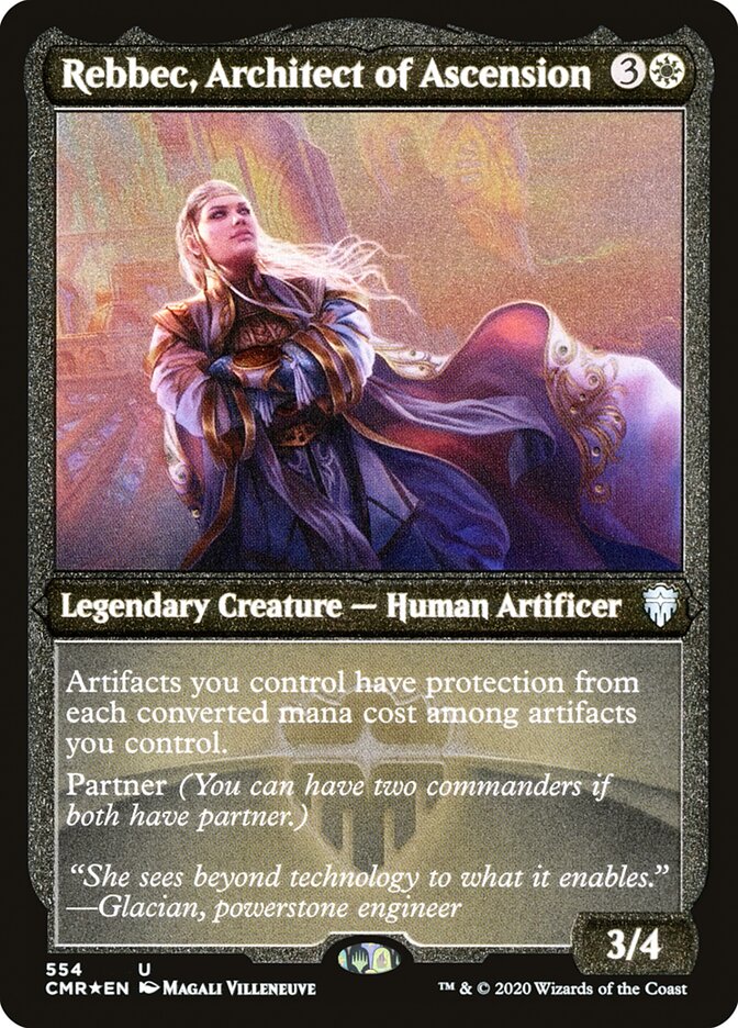 Rebbec, Architect of Ascension (Etched) [Commander Legends] | Galaxy Games LLC