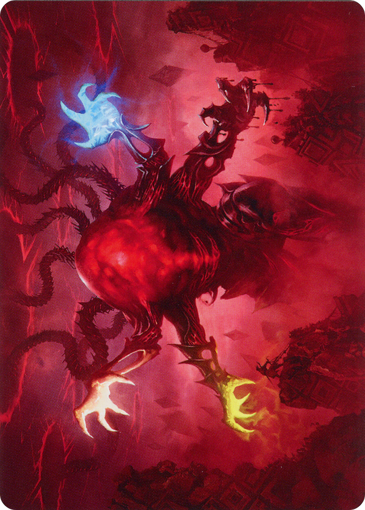 Omnath, Locus of All Art Card (51) [March of the Machine Art Series] | Galaxy Games LLC