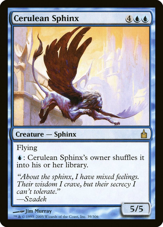 Cerulean Sphinx [Ravnica: City of Guilds] | Galaxy Games LLC