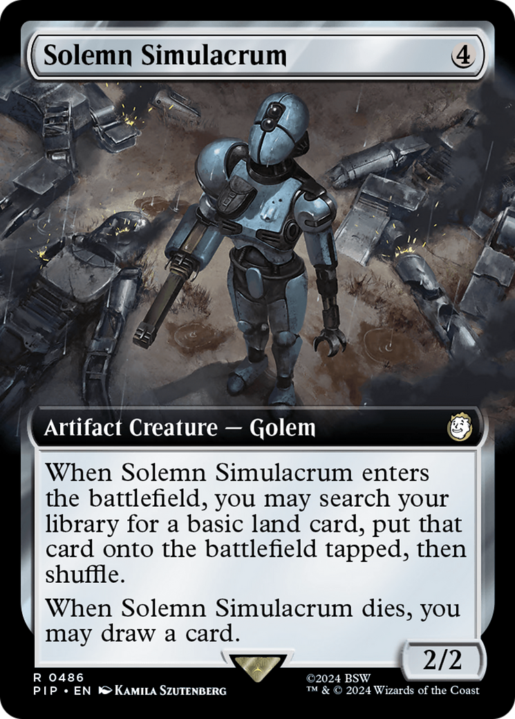 Solemn Simulacrum (Extended Art) [Fallout] | Galaxy Games LLC