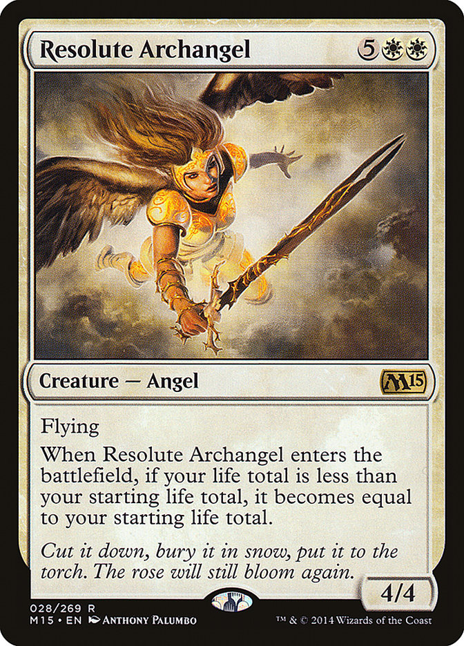 Resolute Archangel [Magic 2015] | Galaxy Games LLC