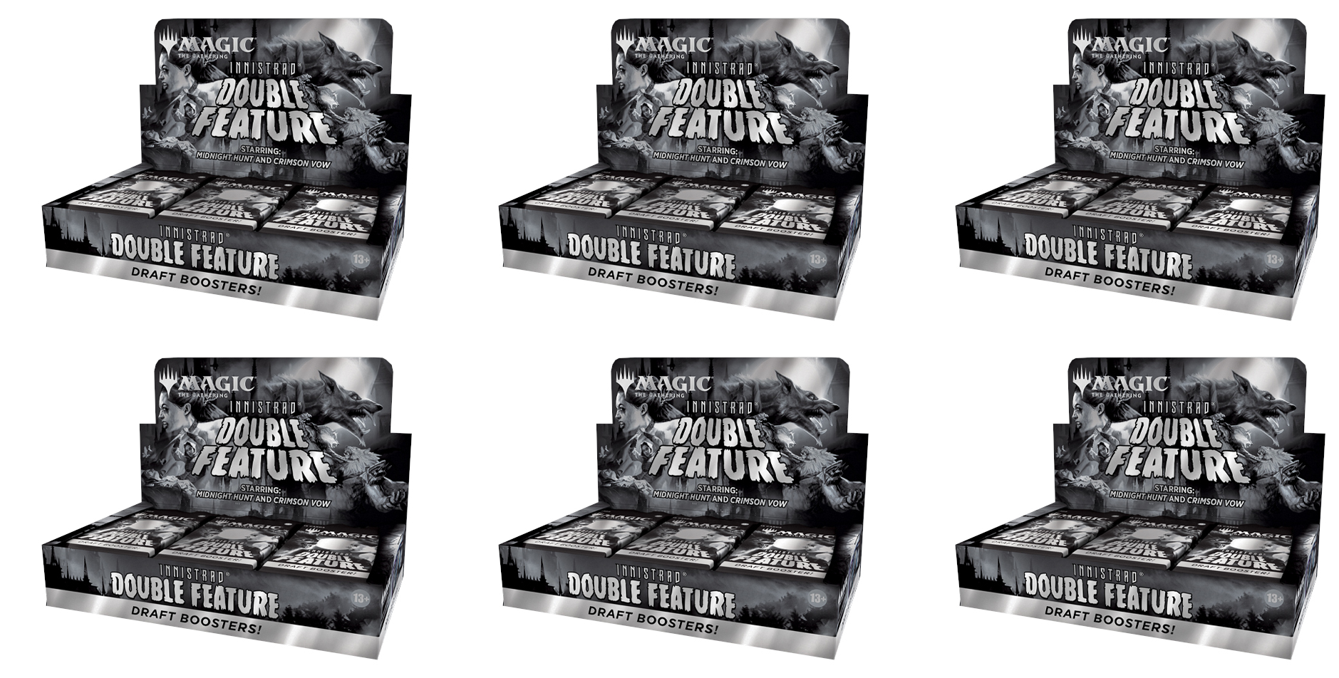 Innistrad: Double Feature - Draft Booster Case | Galaxy Games LLC
