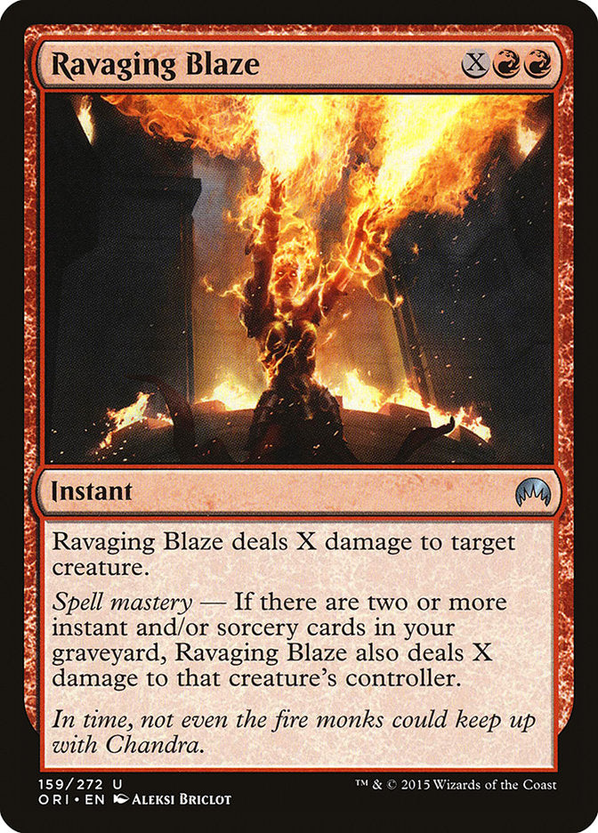 Ravaging Blaze [Magic Origins] | Galaxy Games LLC