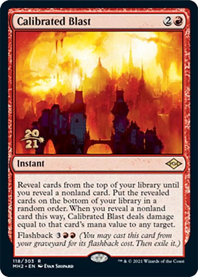 Calibrated Blast [Modern Horizons 2 Prerelease Promos] | Galaxy Games LLC