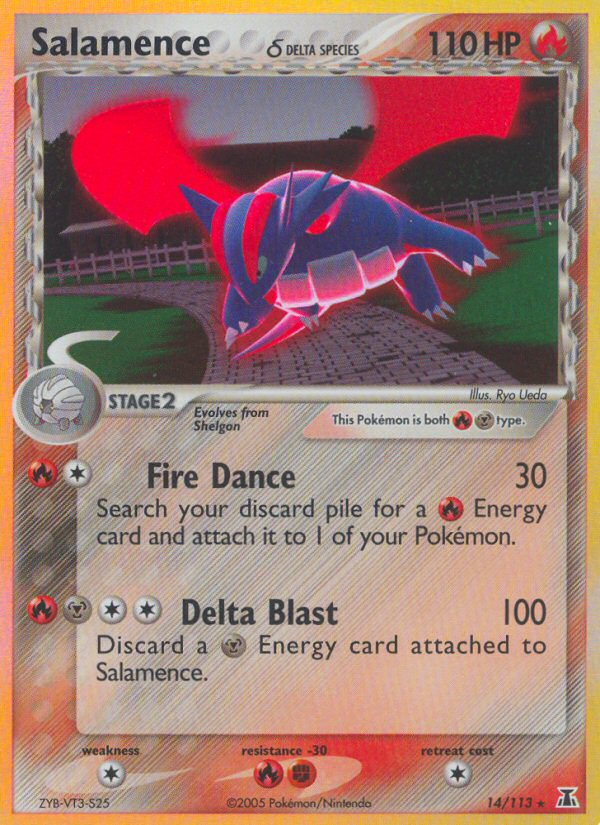 Salamence (14/113) (Delta Species) [EX: Delta Species] | Galaxy Games LLC