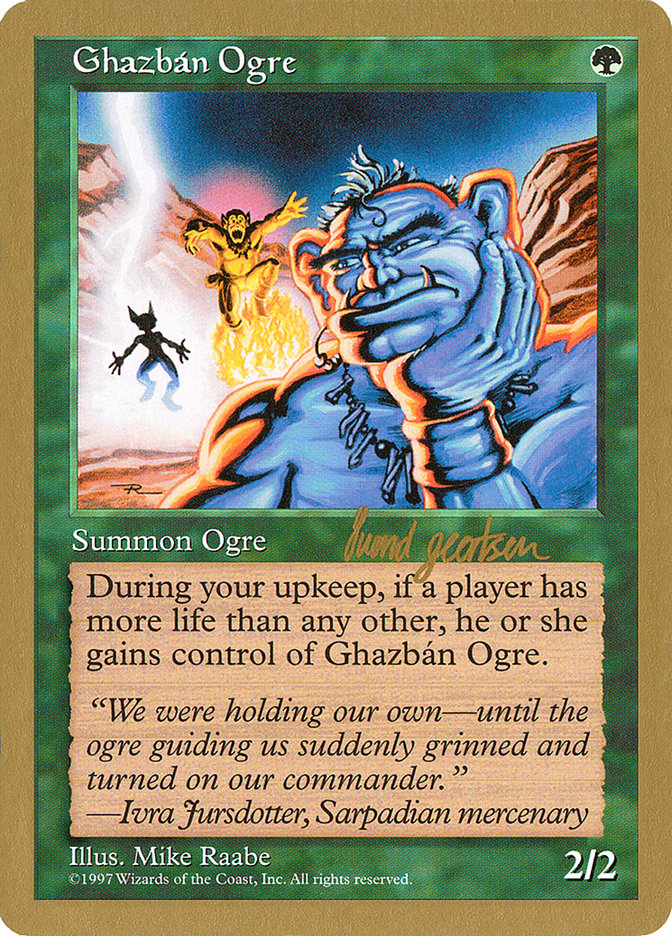 Ghazban Ogre (Svend Geertsen) [World Championship Decks 1997] | Galaxy Games LLC