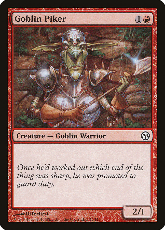 Goblin Piker [Duels of the Planeswalkers] | Galaxy Games LLC