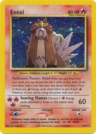 Entei (6/64) [Neo Revelation Unlimited] | Galaxy Games LLC