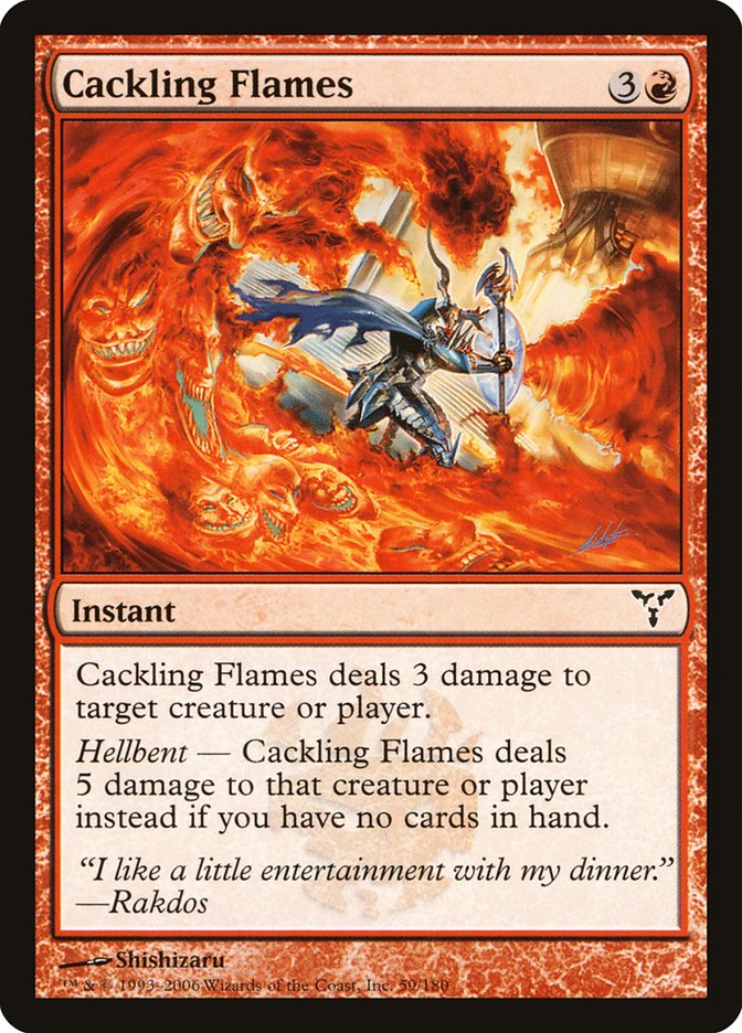 Cackling Flames [Dissension] | Galaxy Games LLC