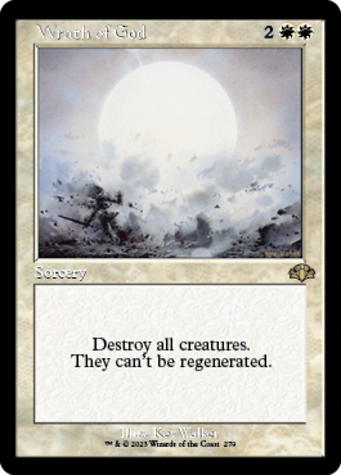 Wrath of God (Retro) [Dominaria Remastered] | Galaxy Games LLC