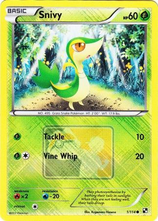 Snivy (1/114) (League Promo) [Black & White: Base Set] | Galaxy Games LLC