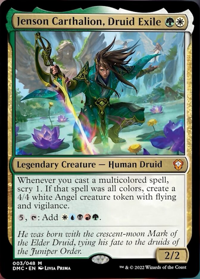 Jenson Carthalion, Druid Exile [Dominaria United Commander] | Galaxy Games LLC