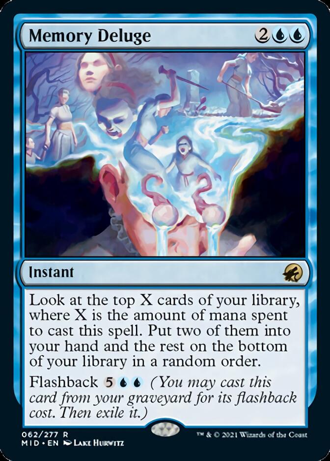 Memory Deluge [Innistrad: Midnight Hunt] | Galaxy Games LLC