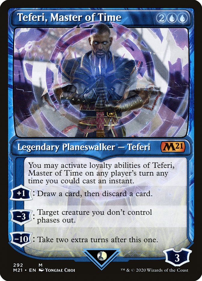 Teferi, Master of Time (Showcase) (292) [Core Set 2021] | Galaxy Games LLC