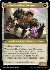 Tetzin, Gnome Champion // The Golden-Gear Colossus [The Lost Caverns of Ixalan Commander] | Galaxy Games LLC