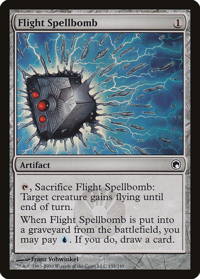 Flight Spellbomb [Scars of Mirrodin] | Galaxy Games LLC