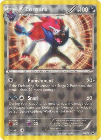 Zoroark (BW19) (Jumbo Card) [Black & White: Black Star Promos] | Galaxy Games LLC