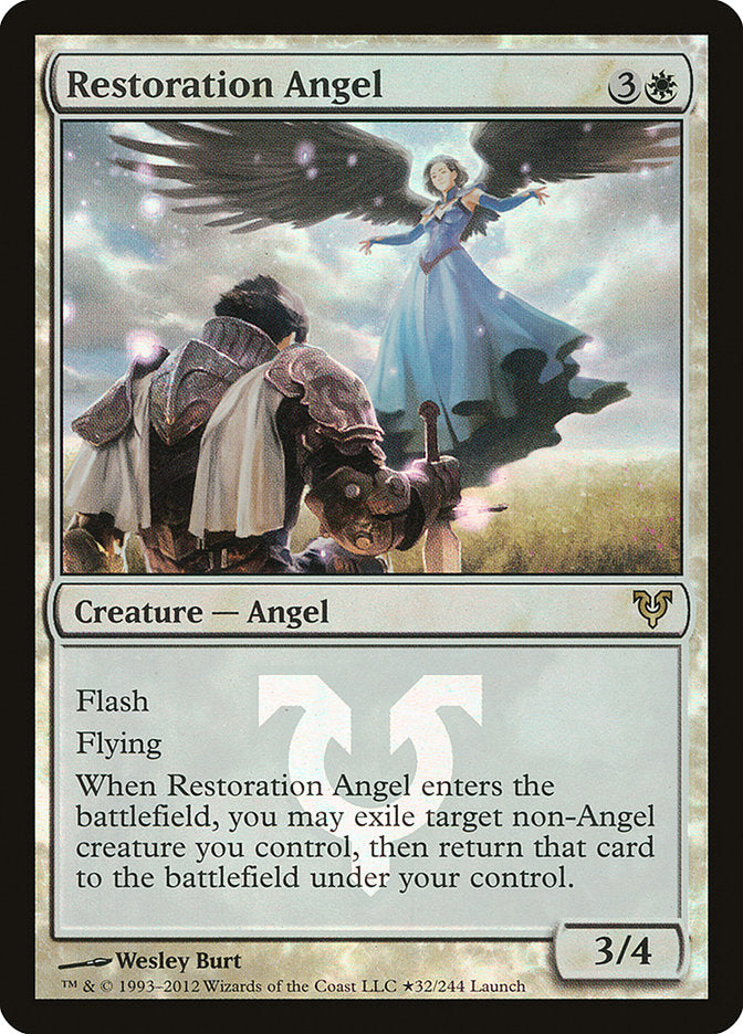 Restoration Angel (Launch) [Avacyn Restored Prerelease Promos] | Galaxy Games LLC