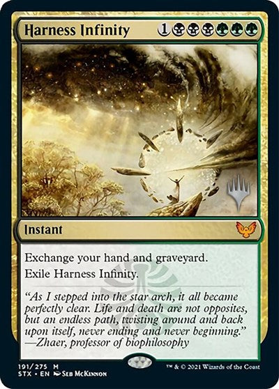 Harness Infinity (Promo Pack) [Strixhaven: School of Mages Promos] | Galaxy Games LLC