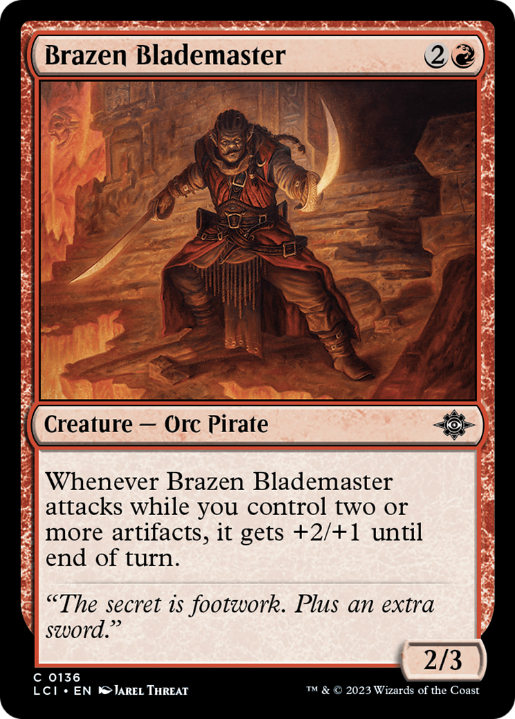 Brazen Blademaster [The Lost Caverns of Ixalan] | Galaxy Games LLC