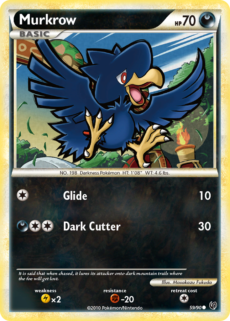 Murkrow (59/90) [HeartGold & SoulSilver: Undaunted] | Galaxy Games LLC