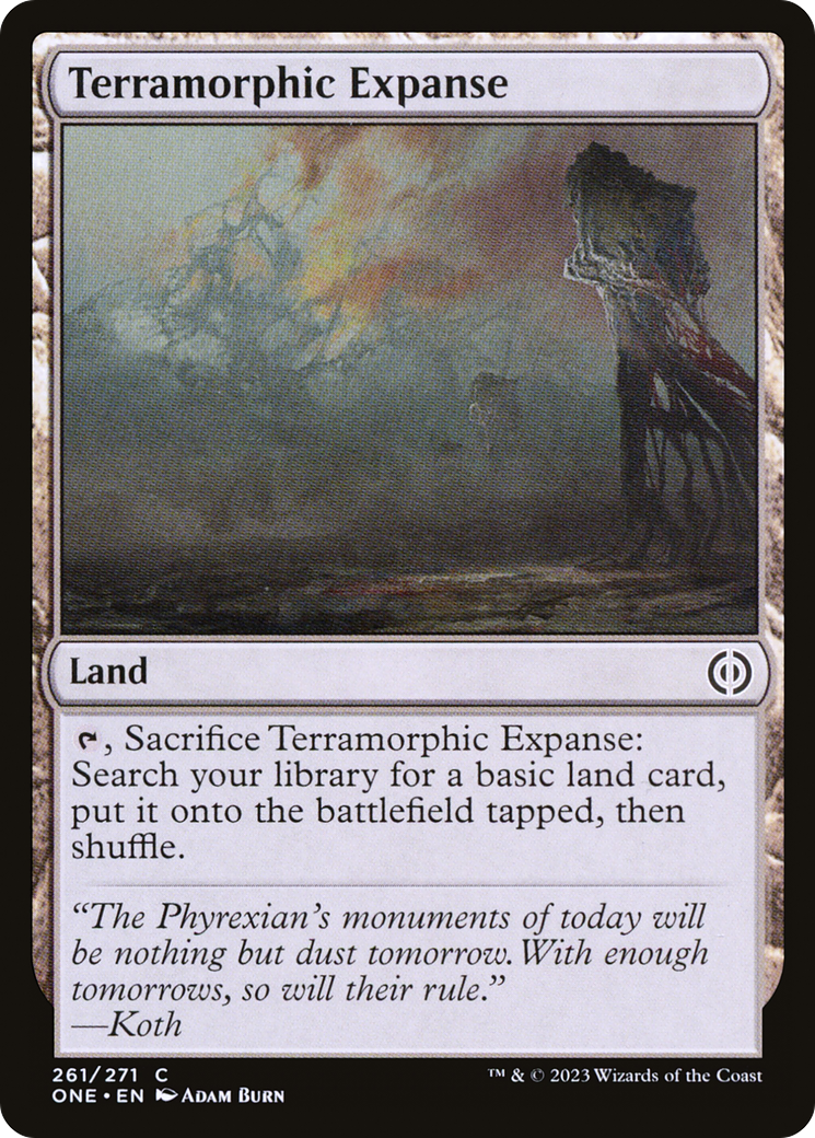 Terramorphic Expanse [Phyrexia: All Will Be One] | Galaxy Games LLC