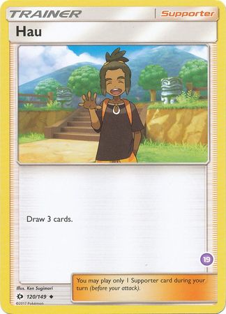 Hau (120/149) (Deck Exclusive #19) [Sun & Moon: Trainer Kit - Alolan Sandslash] | Galaxy Games LLC