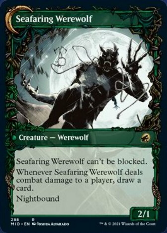 Suspicious Stowaway // Seafaring Werewolf (Showcase Equinox) [Innistrad: Midnight Hunt] | Galaxy Games LLC