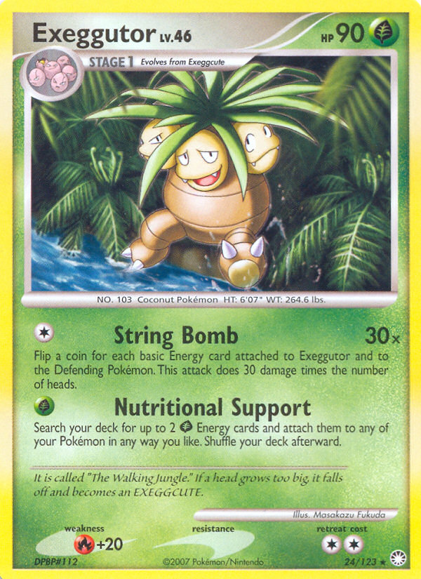 Exeggutor (24/123) [Diamond & Pearl: Mysterious Treasures] | Galaxy Games LLC