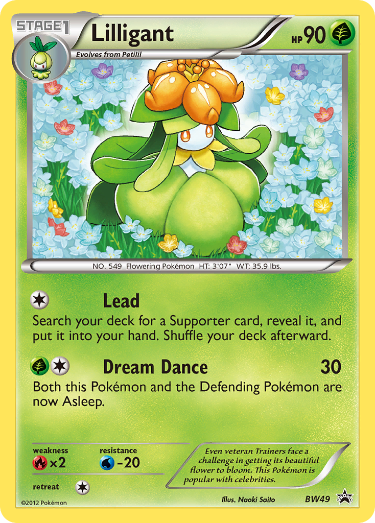 Lilligant (BW49) [Black & White: Black Star Promos] | Galaxy Games LLC