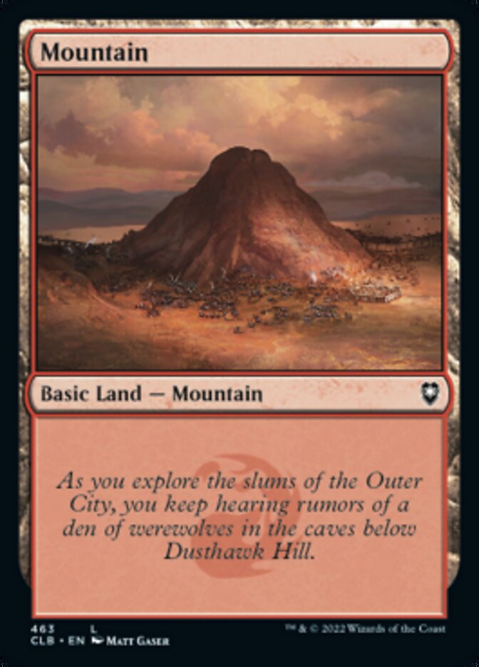 Mountain (463) [Commander Legends: Battle for Baldur's Gate] | Galaxy Games LLC