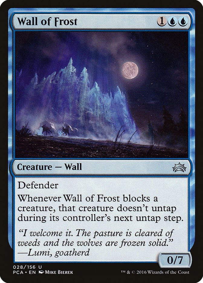 Wall of Frost [Planechase Anthology] | Galaxy Games LLC