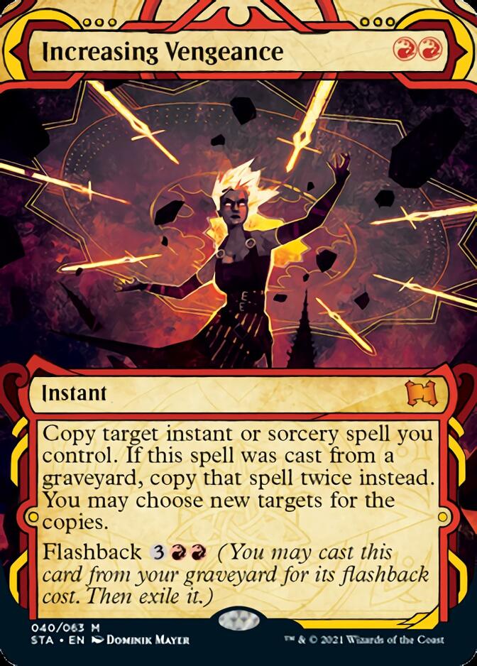 Increasing Vengeance (Foil Etched) [Strixhaven: School of Mages Mystical Archive] | Galaxy Games LLC
