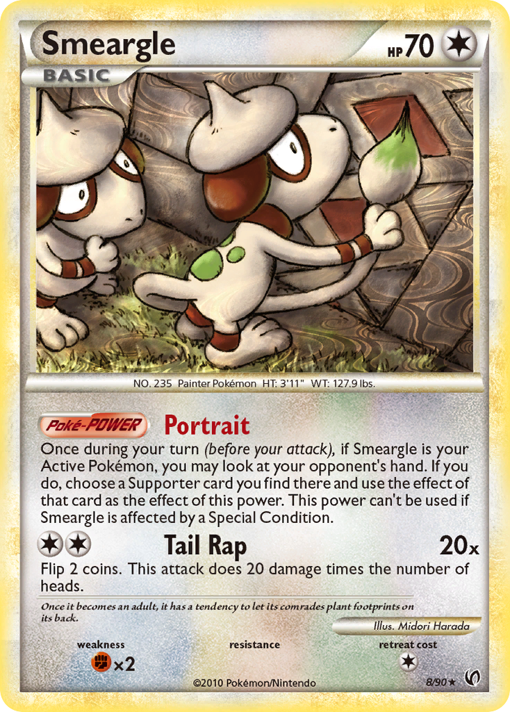 Smeargle (8/90) [HeartGold & SoulSilver: Undaunted] | Galaxy Games LLC