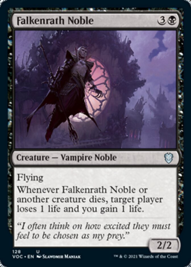 Falkenrath Noble [Innistrad: Crimson Vow Commander] | Galaxy Games LLC