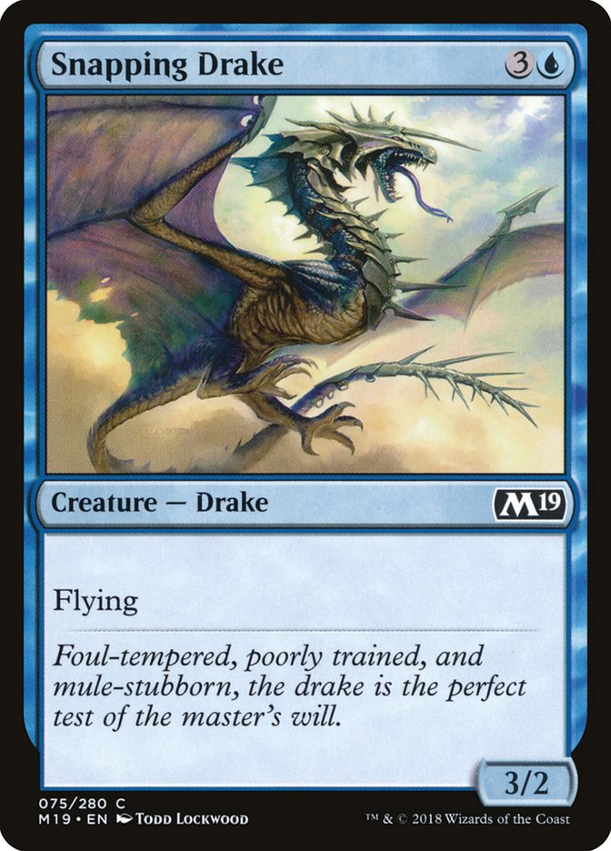 Snapping Drake [Core Set 2019] | Galaxy Games LLC