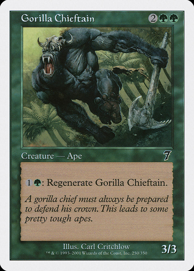 Gorilla Chieftain [Seventh Edition] | Galaxy Games LLC